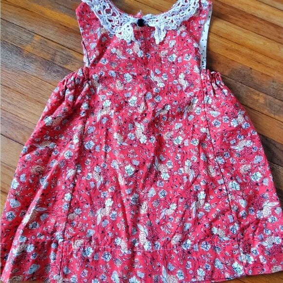 Girls Vintage Style Handmade Sleeveless Top - Picture 1 of 4